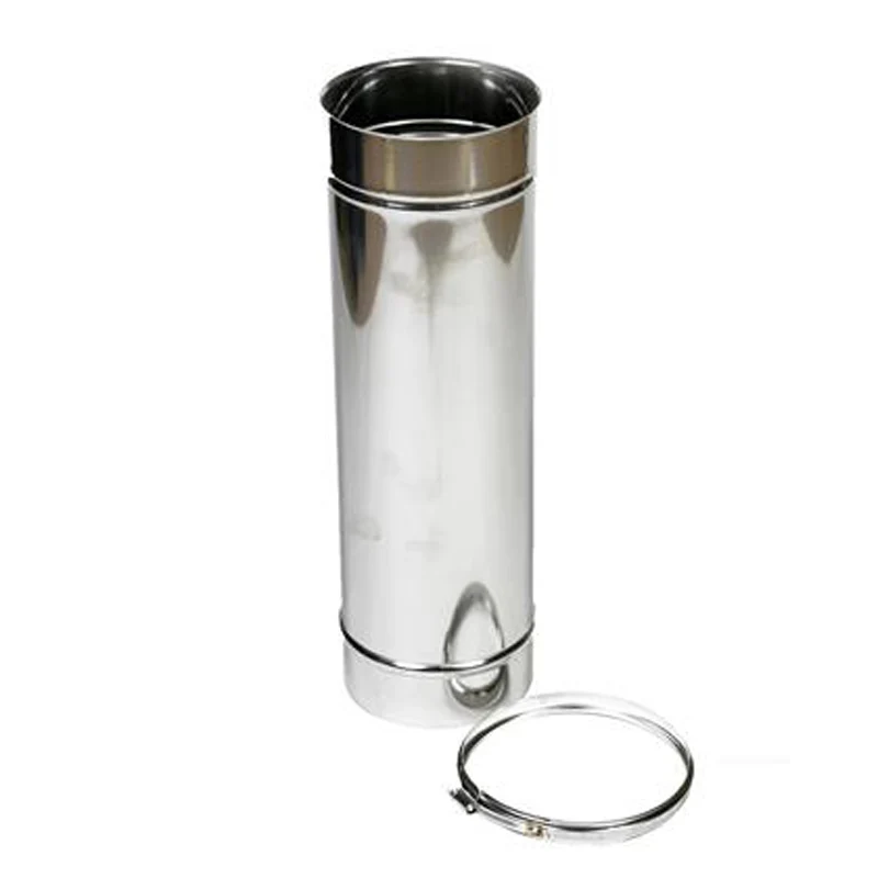 Buis Ø175 mm – 500 mm – Enkelwandig RVS
