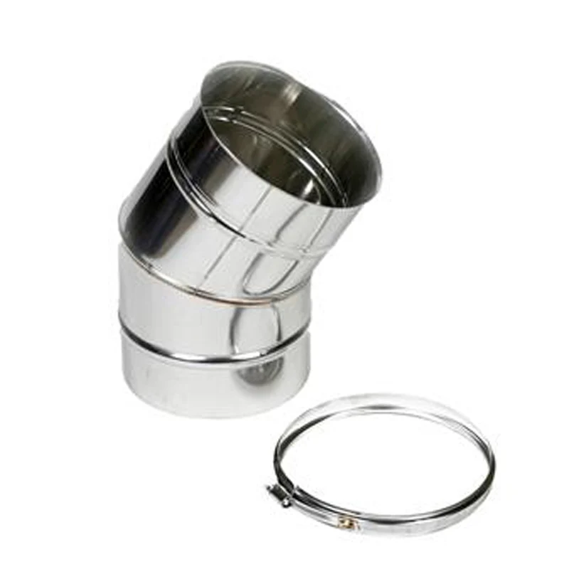 Bocht Ø175 mm – 30° – Enkelwandig RVS