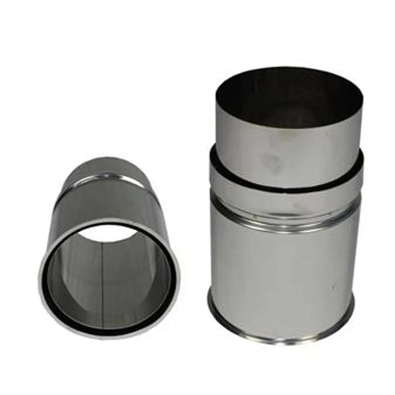 Instort-nisbus Ø125 mm – Enkelwandig RVS
