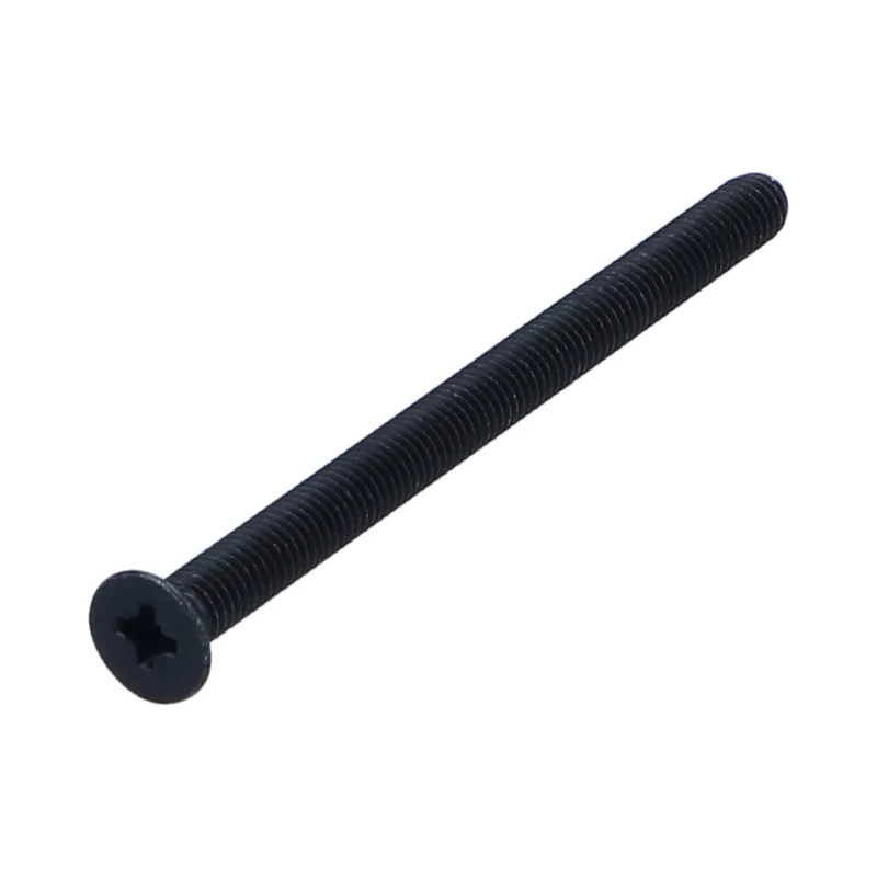 Handig cilinderschroef kruiskop platkop zwart M5x70mm