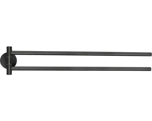 Tesa Moon handhoekhouder stainless steel dubbel graphite