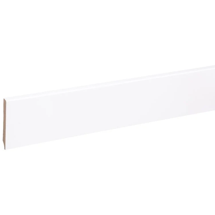 CanDo muurplint MDF plintfolie wit 240x6,8x0,9cm