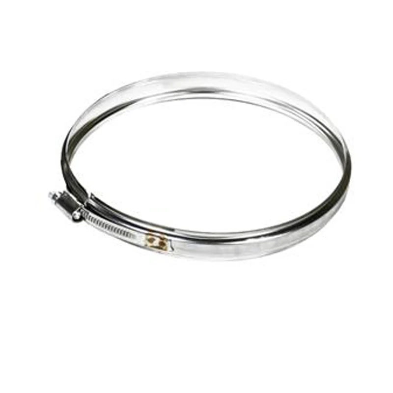 Klemband Ø150 mm – Enkelwandig RVS