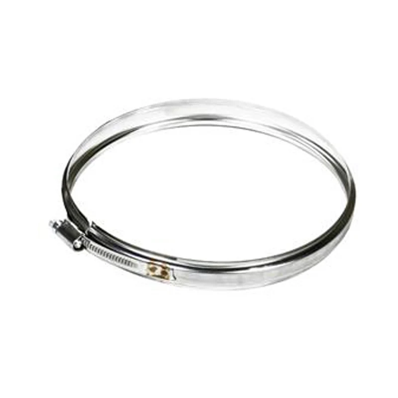 Klemband Ø200 mm – Enkelwandig RVS
