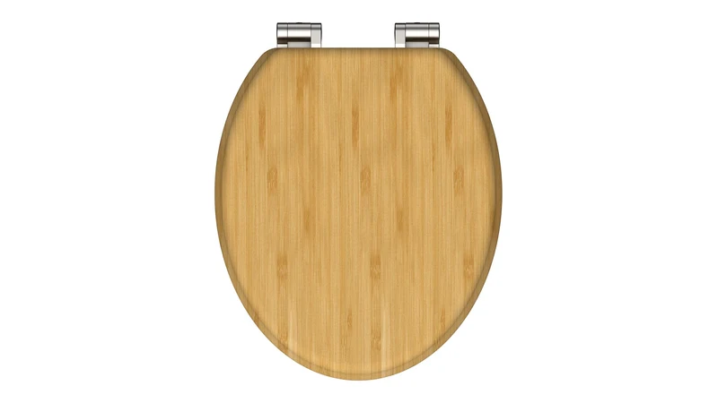 Schutte 81101 WC-bril bamboe bruin met softclose