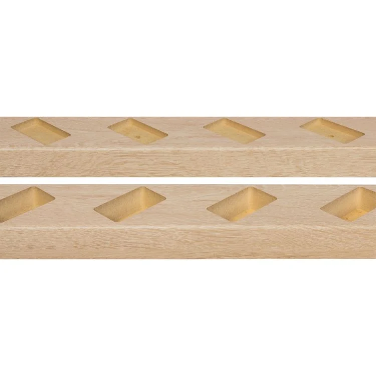 CanDo roomdivider profiel schuin MDF natuur eiken 100x6,5x5,7cm
