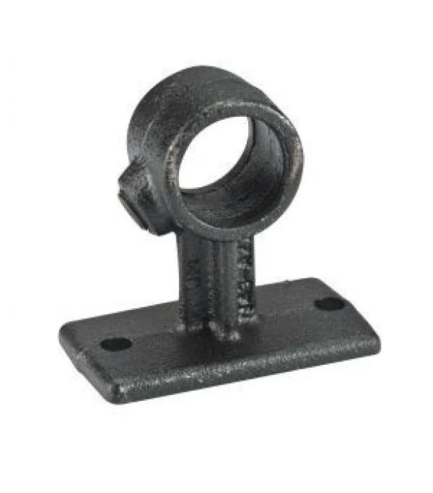 Steigerbuis koppeling wandbevestiging zwart Ø28mm