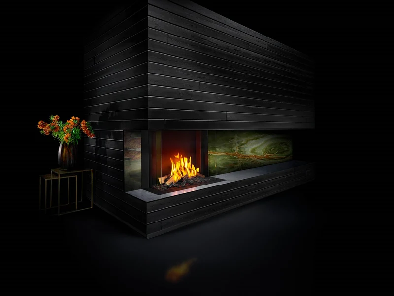 Gas Fire Panorama 90-70