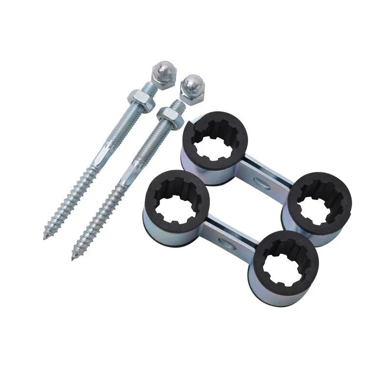 Sanivesk CV T-beugel en inlage ⌀22mm 11,3cm zilver 2st