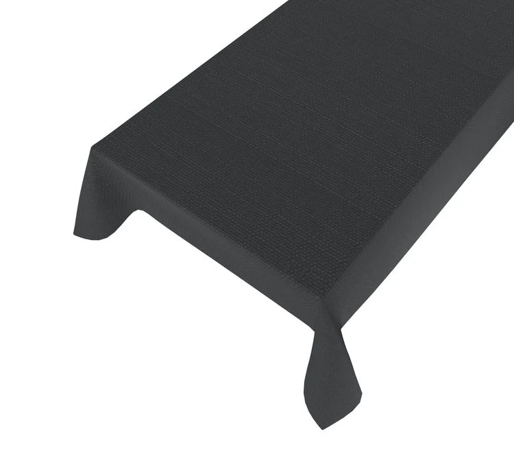 Linado tafelkleed effen zwart 140cm per meter