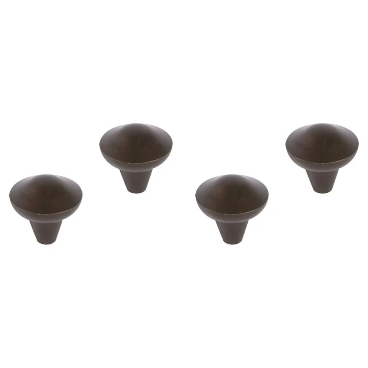 Differnz Groningen knop aluminium brons 20mm 4st