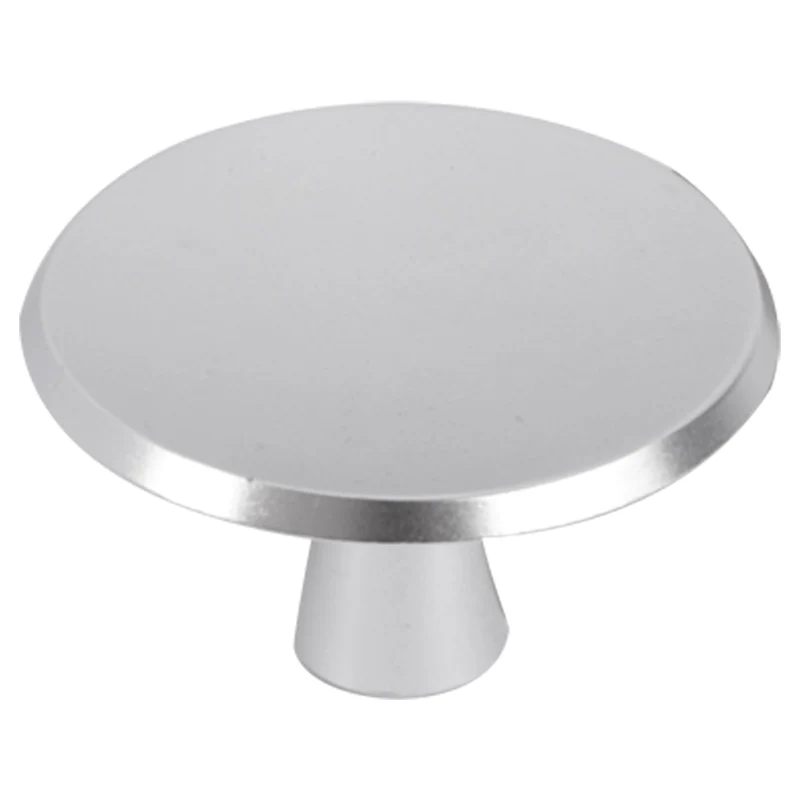 Differnz knop aluminium mat chroom 40mm