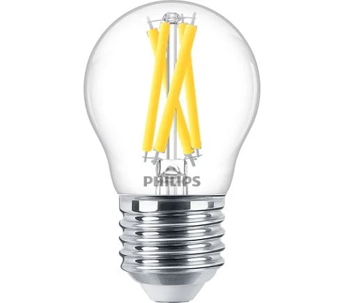 Philips LED kogellamp dimbaar E27 6W helder 4,5x7,8cm