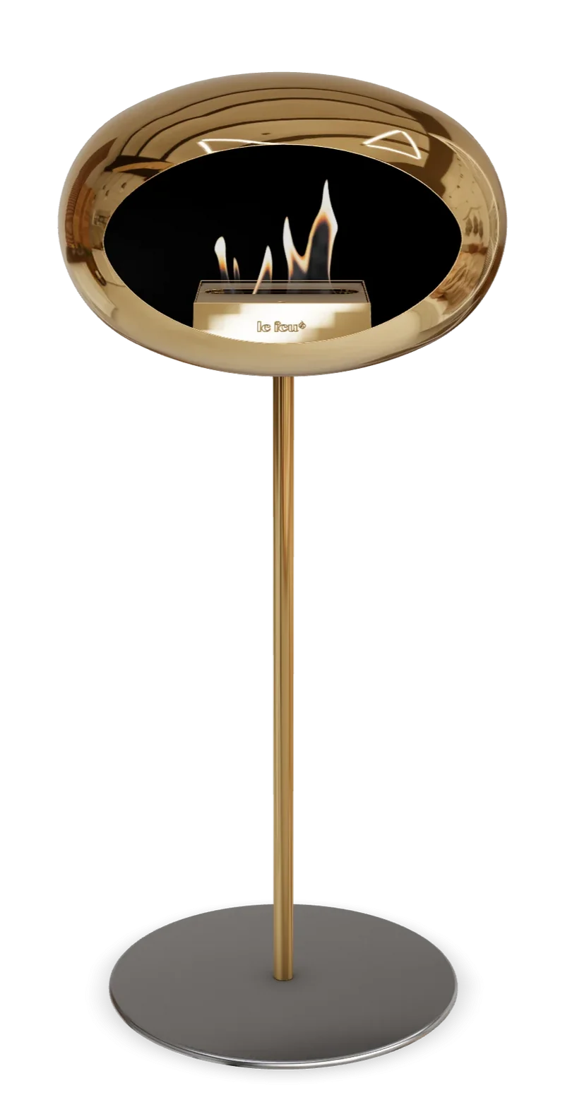 Chromed Rose Gold Ground Steel High 25mm