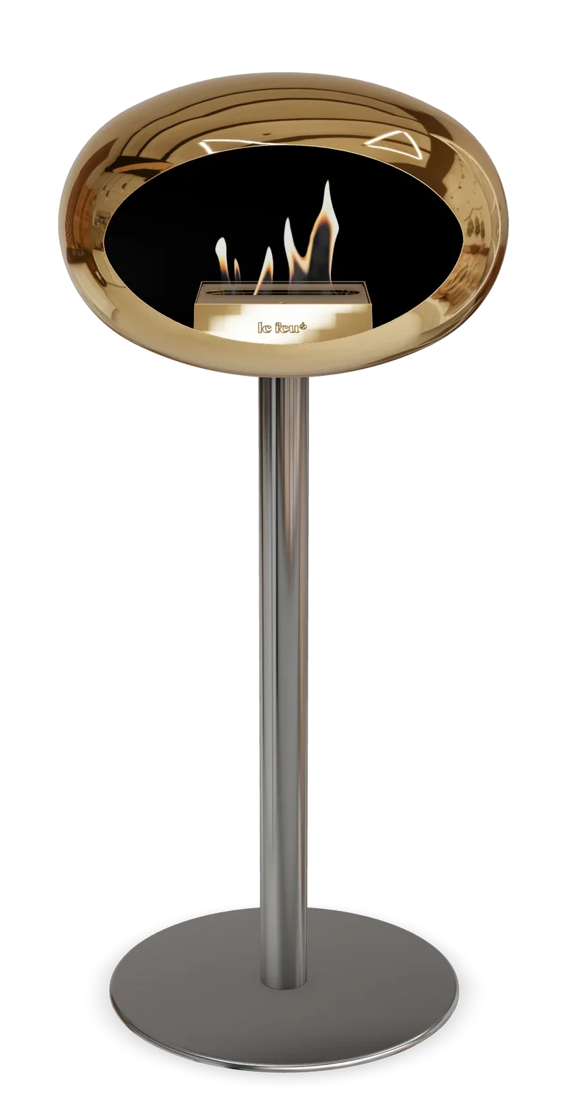 Chromed Rose Gold Ground Steel High 60mm