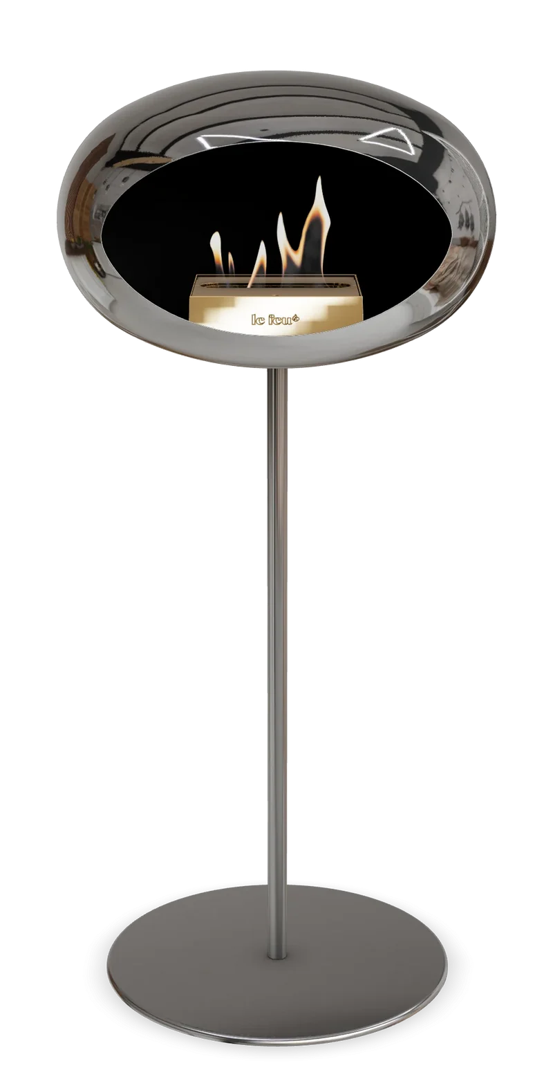 Chromed Silver Ground Steel High 25mm
