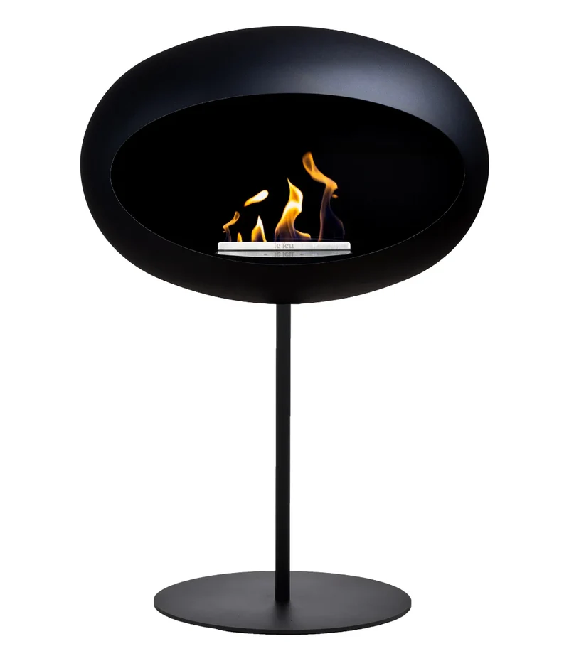 Le Feu Dome 625 - Black Ground Steel Low