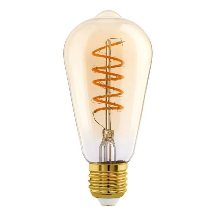 Eglo LED filament edison dimbaar E27 amber warm wit 8W 806LM