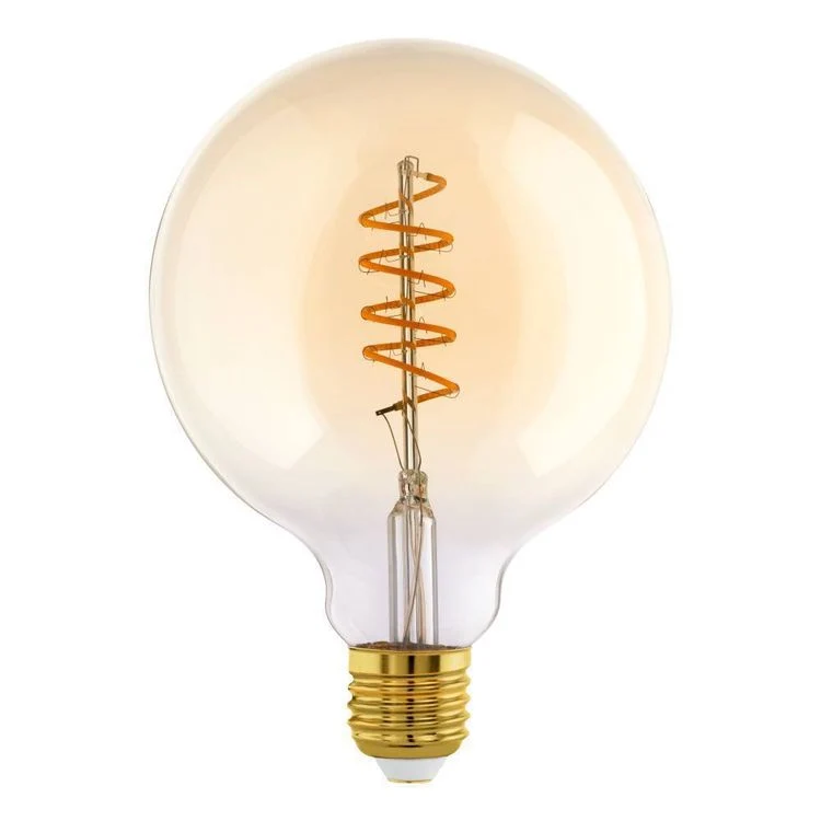 Eglo LED filament bol dimbaar E27 amber warm wit 8W 806LM