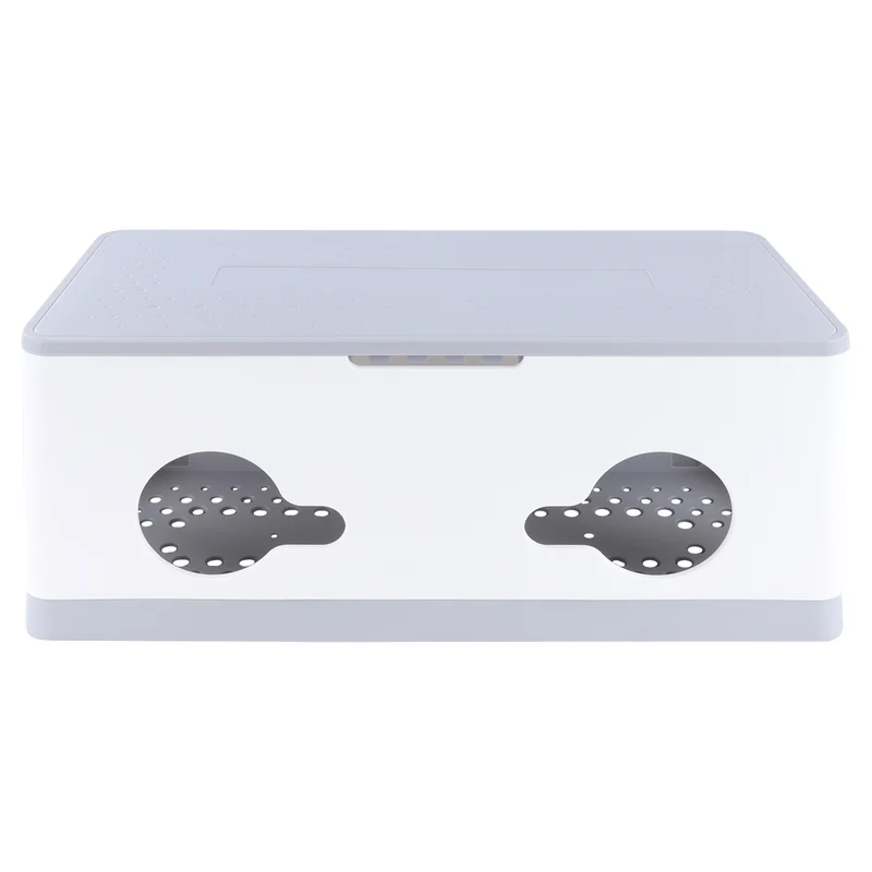 Q-Link kabel management box wit, grijs