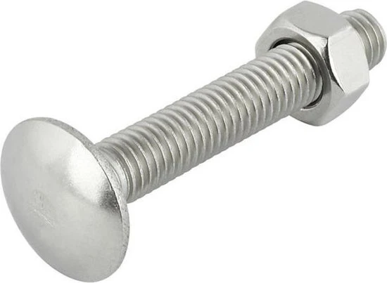 Deltafix slotbout RVS M8x90mm