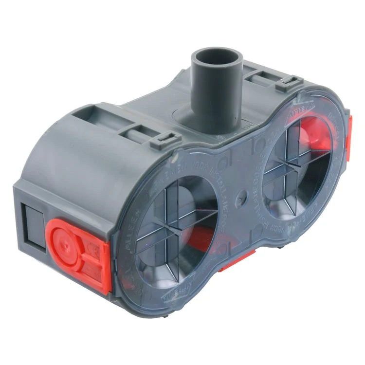 Attema inbouwdoos duo 5/8" grijs