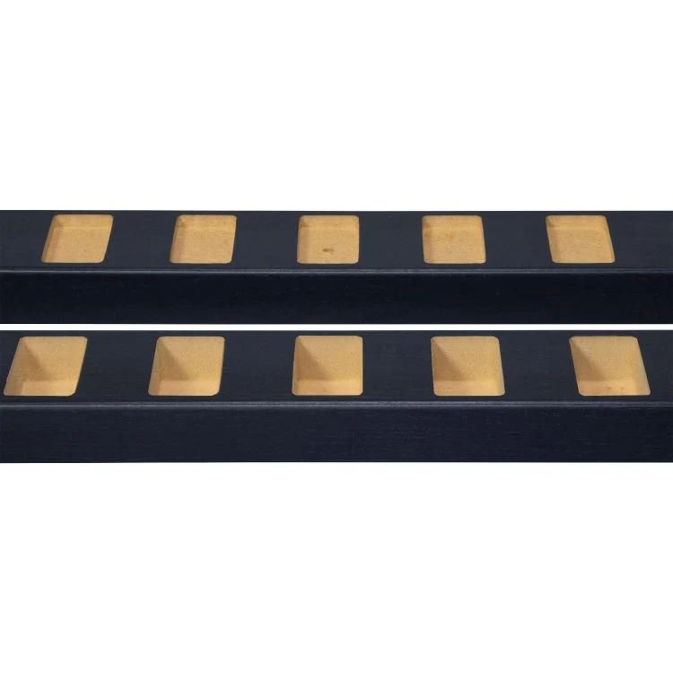 CanDo roomdivider profiel recht MDF zwart 100x6,5x5,7cm