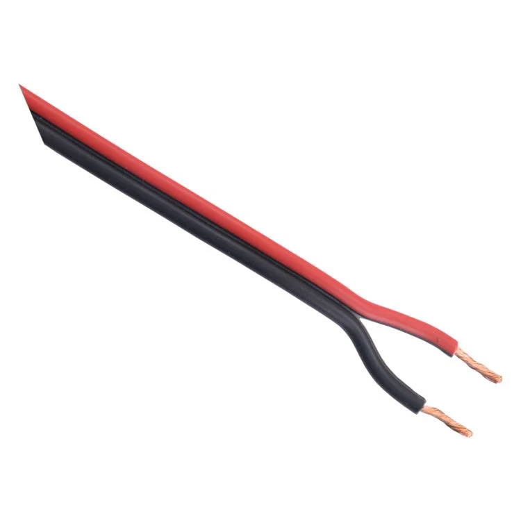 Luidsprekersnoer 2x1,5 rood/zwart, per meter