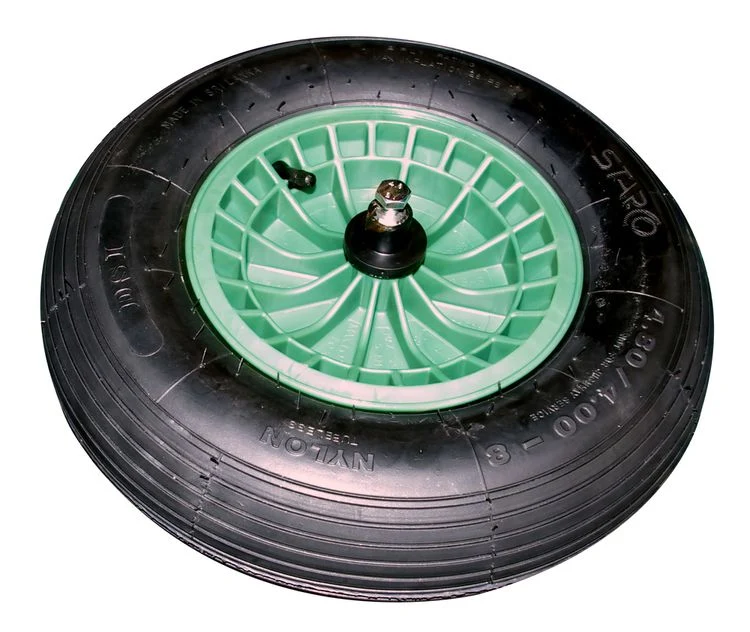 Fort kruiwagenwiel kunststof groen, zwart 8cm