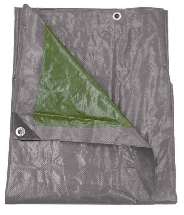 Talen afdekzeil grijs, groen 6x4m