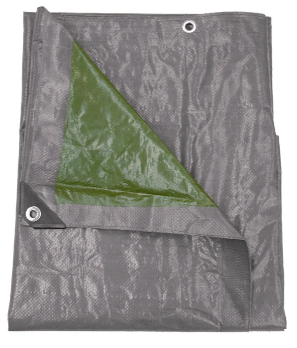 Talen afdekzeil grijs, groen 4x4m