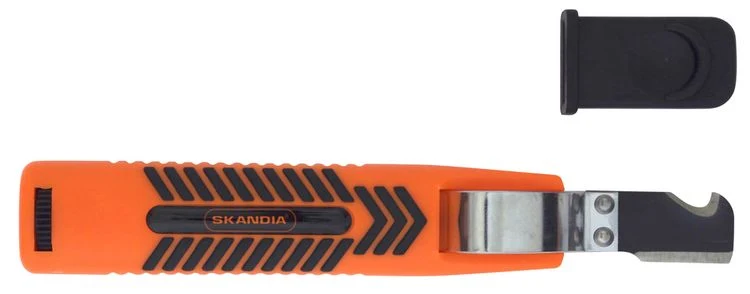 Skandia kabelmes met haak-stripmes 185mm