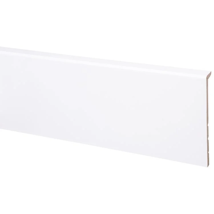 CanDo muurplint MDF plintfolie wit 240x13x1,8cm