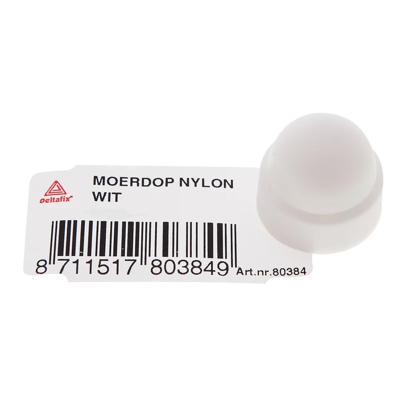 Deltafix moerdop M8 wit ⌀17mm