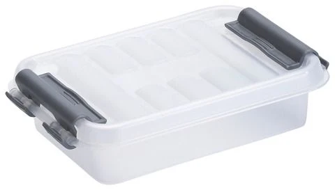 Sunware Q-line opbergbox 1L kunststof transparant 1-vaks