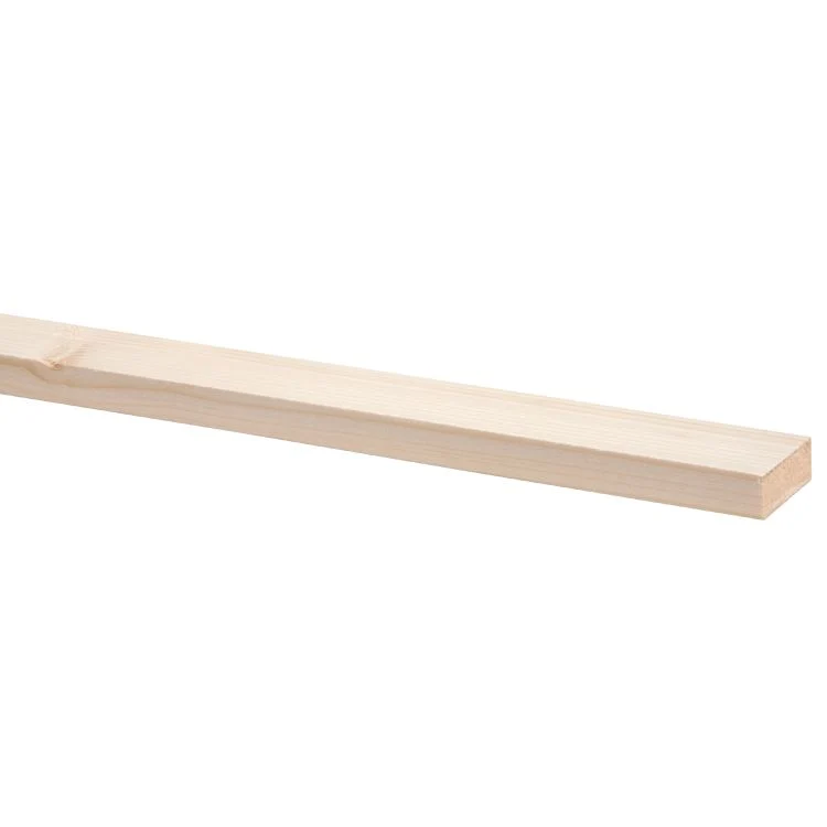 Vurenhout lat ruw 4,8x1,6cm 210cm
