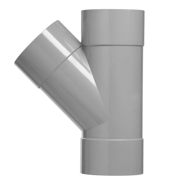 PVC T-Stuk 45º 3xlijmmof 40x40mm