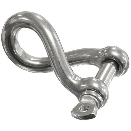 Deltafix D-sluiting RVS 6mm