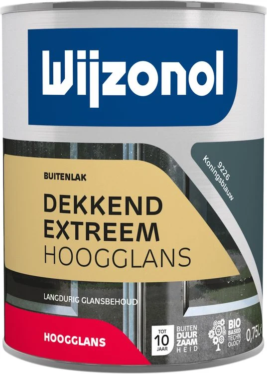 Wijzonol Extreem lak hoogglans 9226 koningsblauw 750ml