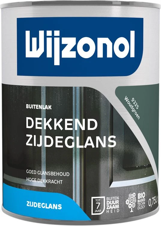 Wijzonol RM lak zijdeglans 9325 woudgroen 750ml