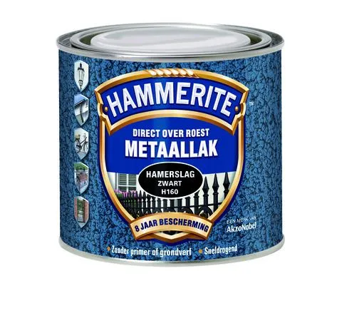 Hammerite metaallak hamerslag H150 bruin 250ml