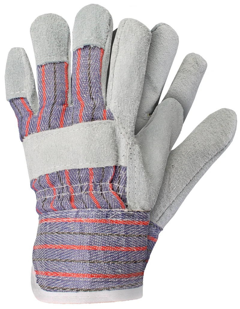 Talen werkhandschoen grijs, blauw L