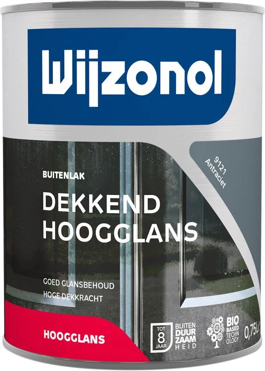 Wijzonol RM lak hoogglans 9121 antraciet 750ml