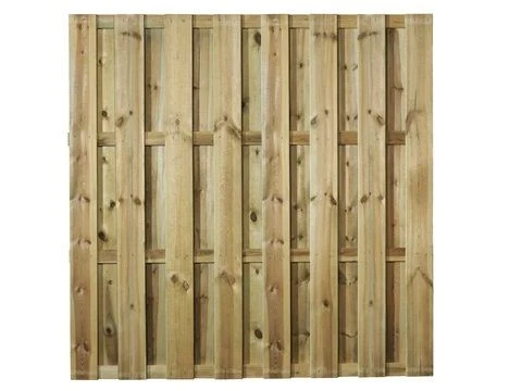 Schutting Hasselt recht naaldhout 180x180cm