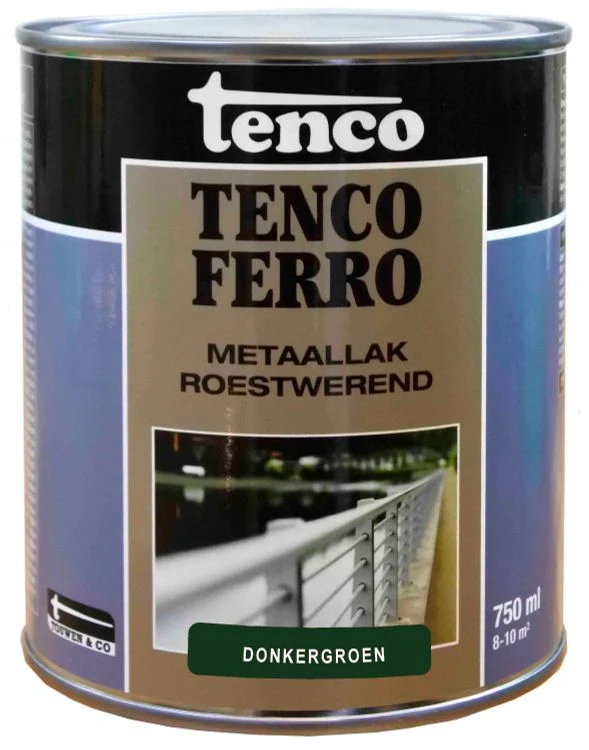 Tenco Tencoferro metaallak donkergroen 750 ml
