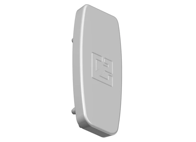 Anchor eindkap soft rail grijs 2 stuks