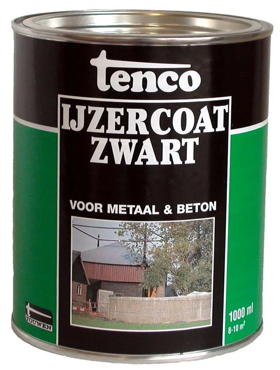 Tenco ijzercoating zwart 1L