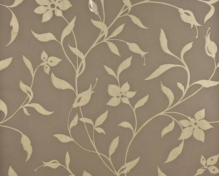 Vliesbehang takken bruin, beige 53cmx10m