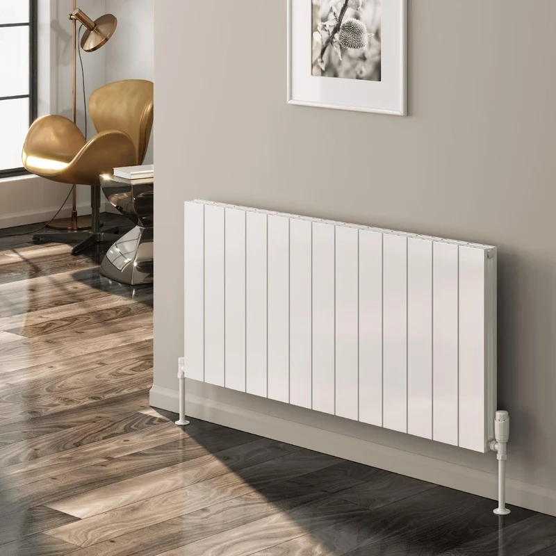 Casina Horizontal Double Aluminium Radiator - White - Various Sizes