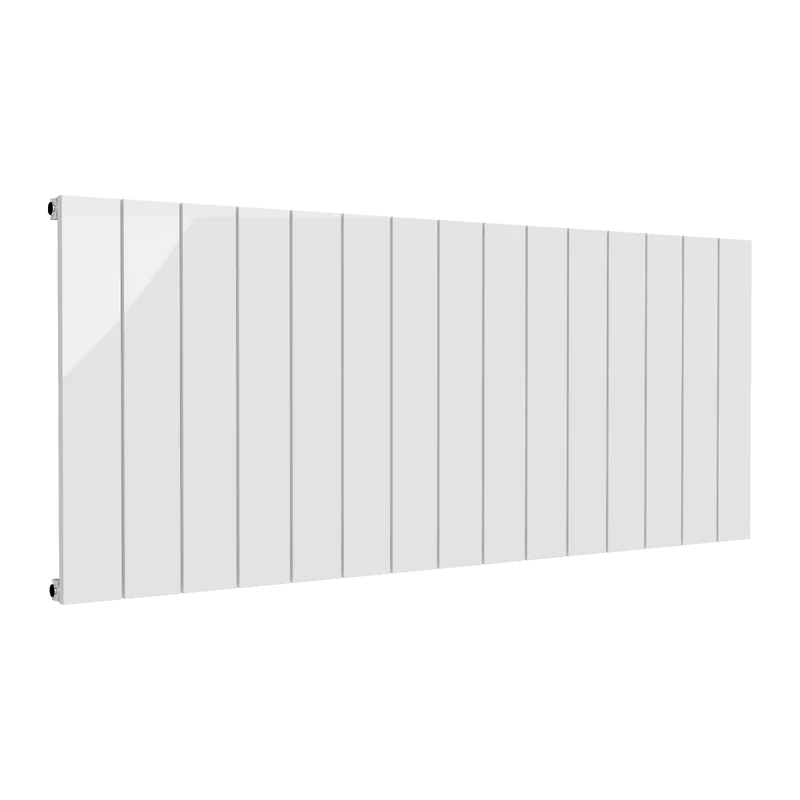 Casina Horizontal Single Aluminium Radiator - White - Various Sizes
